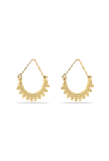 PILGRIM Kiku Earrings in Gold by Pilgrim