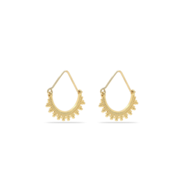 PILGRIM Kiku Earrings in Gold by Pilgrim