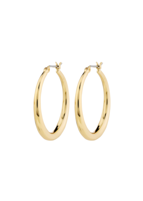 PILGRIM Jorun Small Hoop Earrings in Gold by Pilgrim