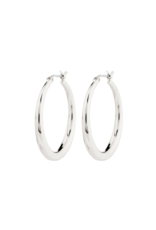 PILGRIM Jorun Small Hoop Earrings in Silver by Pilgrim