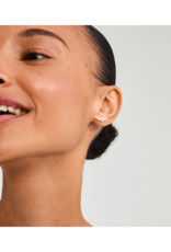 PILGRIM Jova Pearl Earrings in Gold by Pilgrim