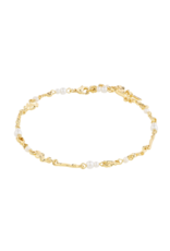 PILGRIM Sloan Ankle Chain in Gold by Pilgrim