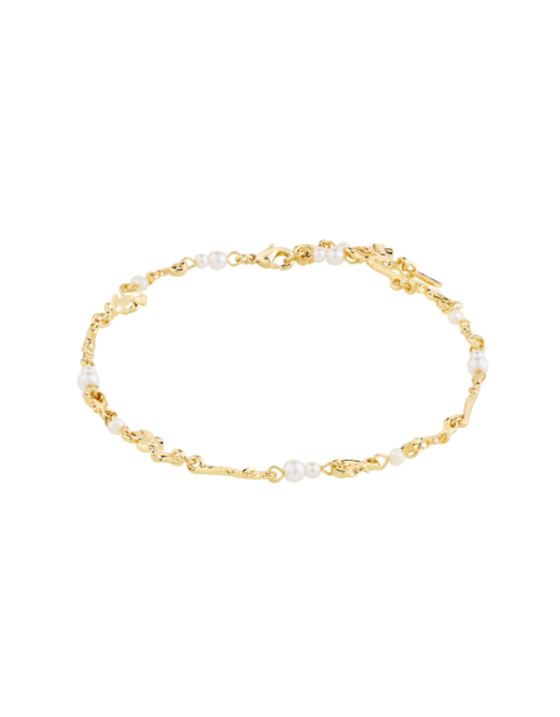 PILGRIM Sloan Ankle Chain in Gold by Pilgrim