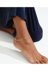 PILGRIM Sloan Ankle Chain in Gold by Pilgrim