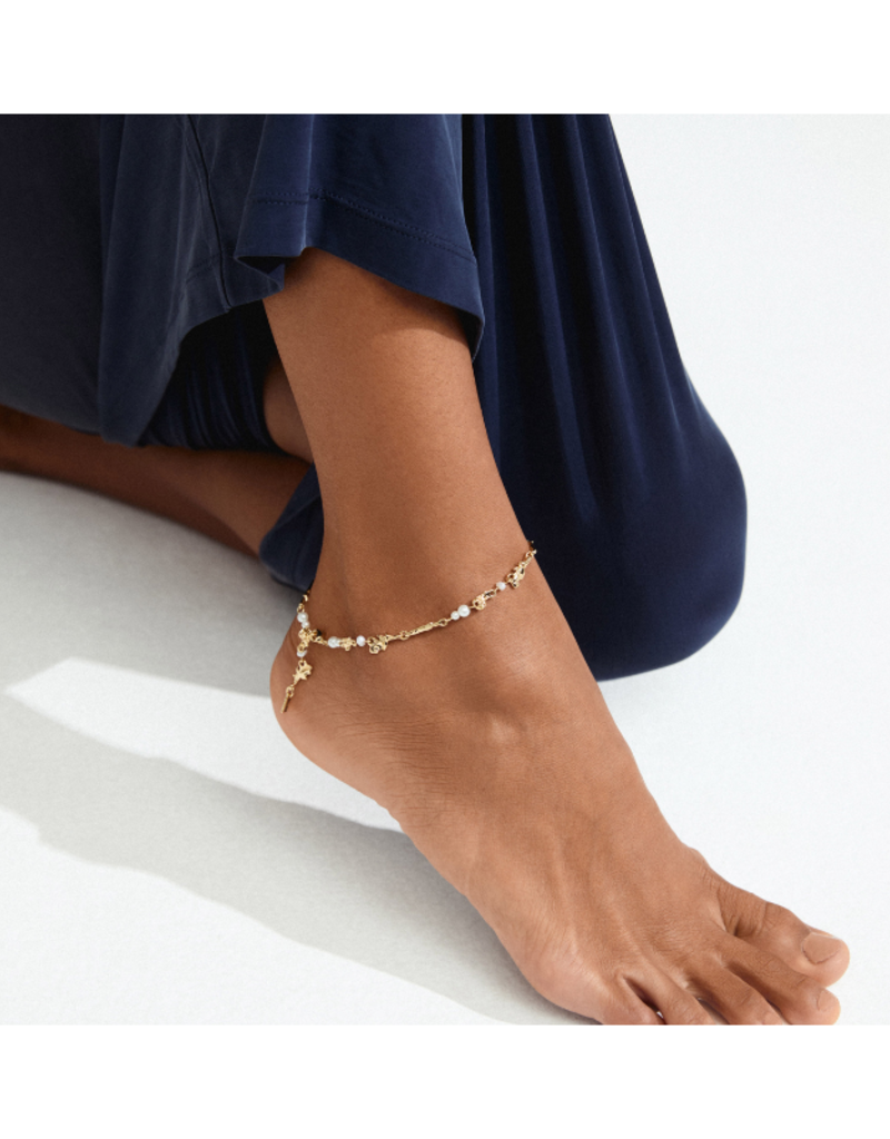 PILGRIM Sloan Ankle Chain in Gold by Pilgrim