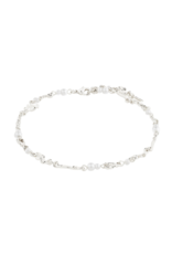PILGRIM Sloan Ankle Chain in Silver by Pilgrim