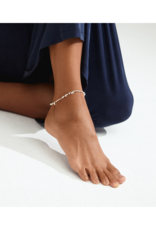 PILGRIM Sloan Ankle Chain in Silver by Pilgrim
