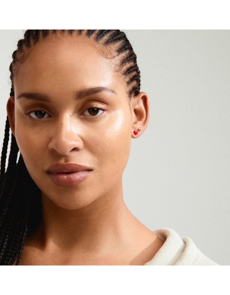 PILGRIM Maeve 2-in-1 Earring Set in Gold by Pilgrim