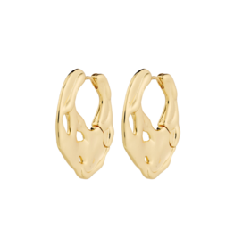 PILGRIM Dawn Hoop Earrings in Gold by Pilgrim