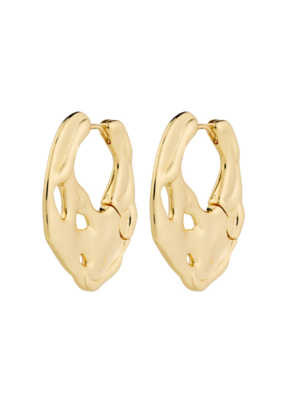 PILGRIM Dawn Hoop Earrings in Gold by Pilgrim