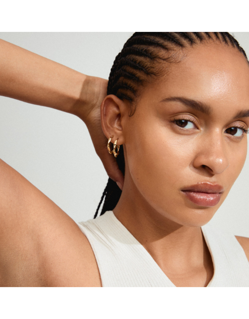 PILGRIM Dawn Earrings in Gold by Pilgrim