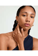 PILGRIM Dune Chunky Hoop Earrings in Gold by Pilgrim