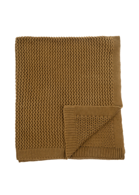 Indaba Trading Chunky Knit Throw in Olive