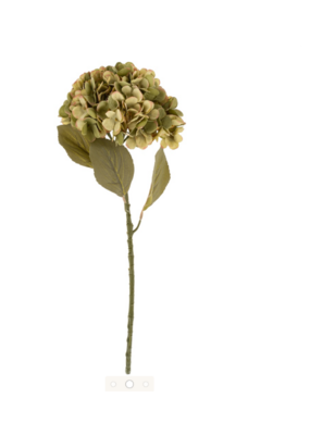 Indaba Trading Faded Hydranges Floral Stem Green