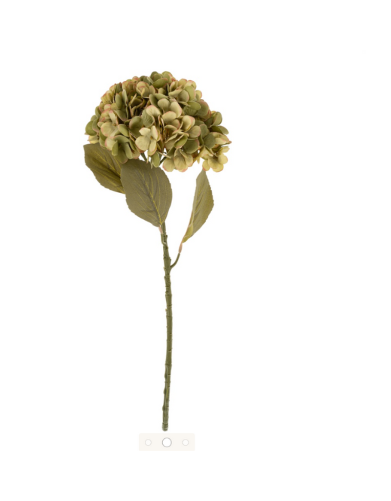 Indaba Trading Faded Hydranges Floral Stem Green