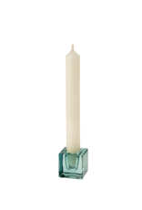 Indaba Trading Blue Luca Glass Candle Holder Small