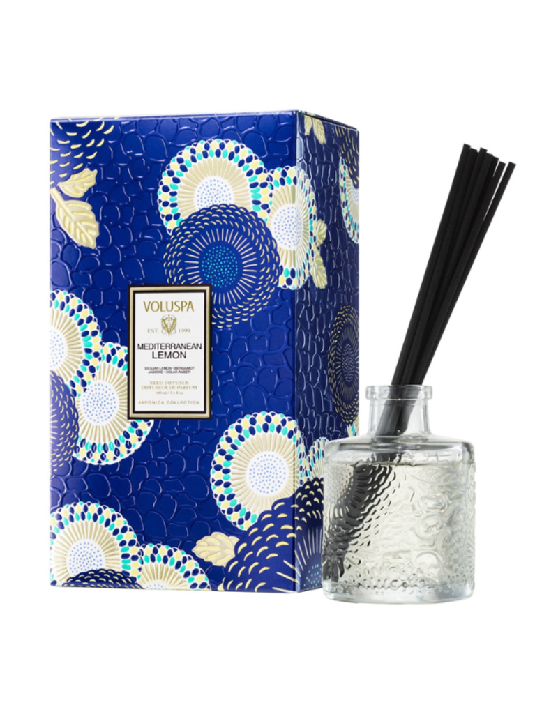 Voluspa Reed Diffuser in Mediterranean Lemon by Voluspa