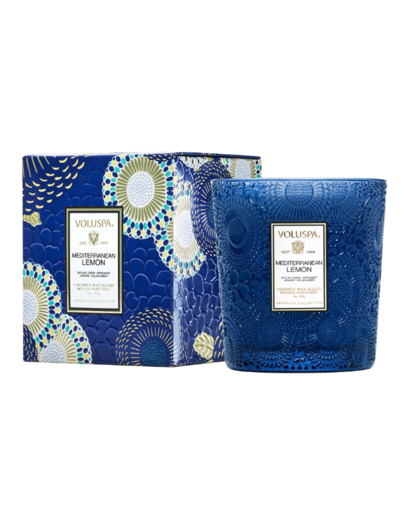 Voluspa 9oz Classic Candle in Mediterranean Lemon by Voluspa