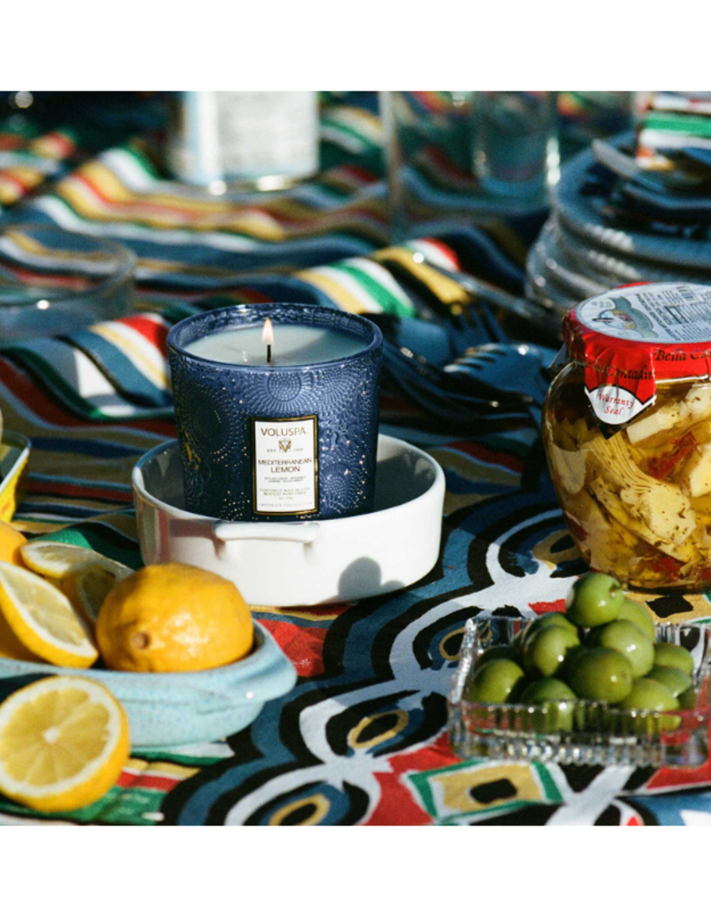 Voluspa 9oz Classic Candle in Mediterranean Lemon by Voluspa