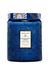 Voluspa 18oz Large Jar Candle in Mediterranean Lemon by Voluspa