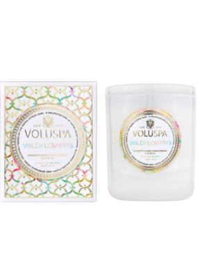 Voluspa 9.5oz Classic Candle in Wildflowers by Voluspa