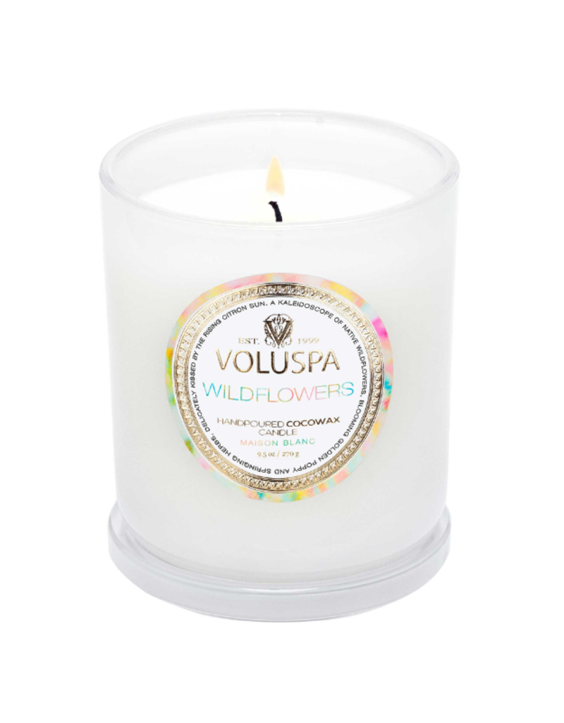 Voluspa 9.5oz Classic Candle in Wildflowers by Voluspa