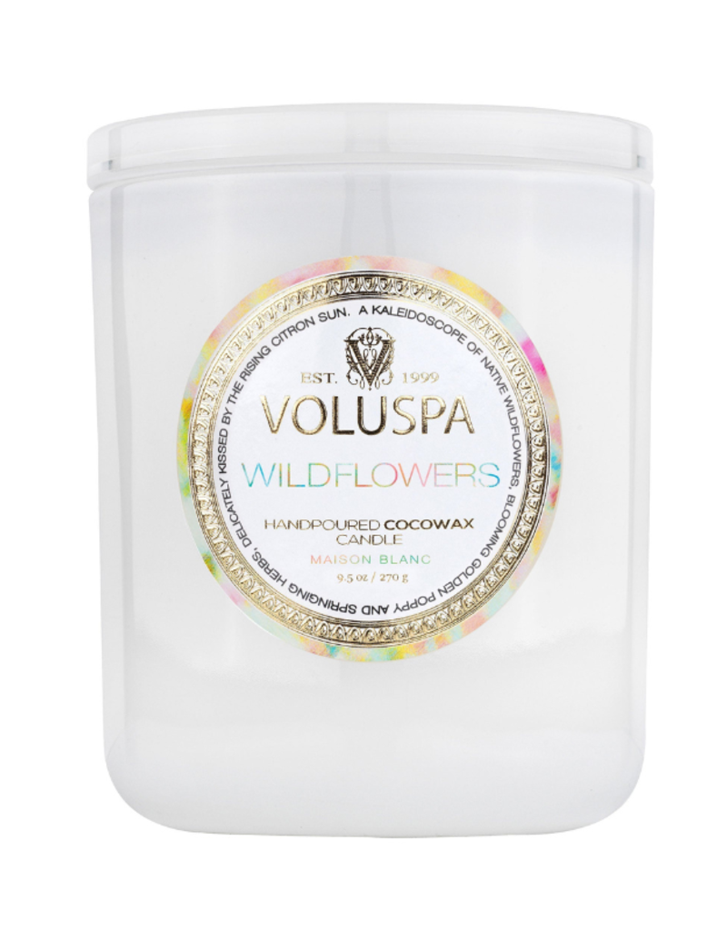 Voluspa 9.5oz Classic Candle in Wildflowers by Voluspa