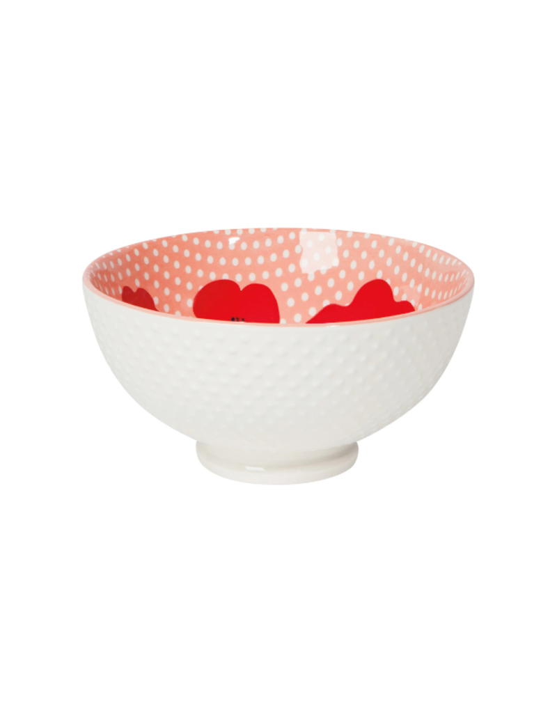 Danica Poppy Stamped Bowl 6"