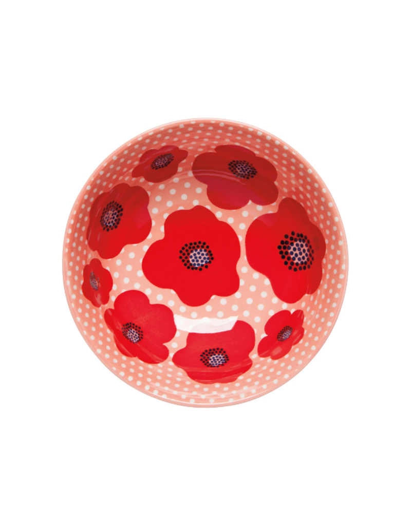 Danica Poppy Stamped Bowl 6"