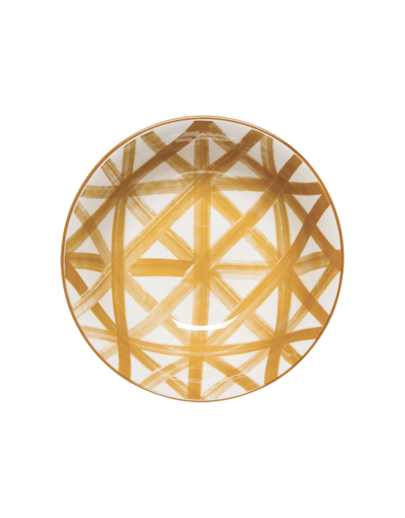 Danica Medium Imperial Stamped Bowl in Crosshatch 6.5"