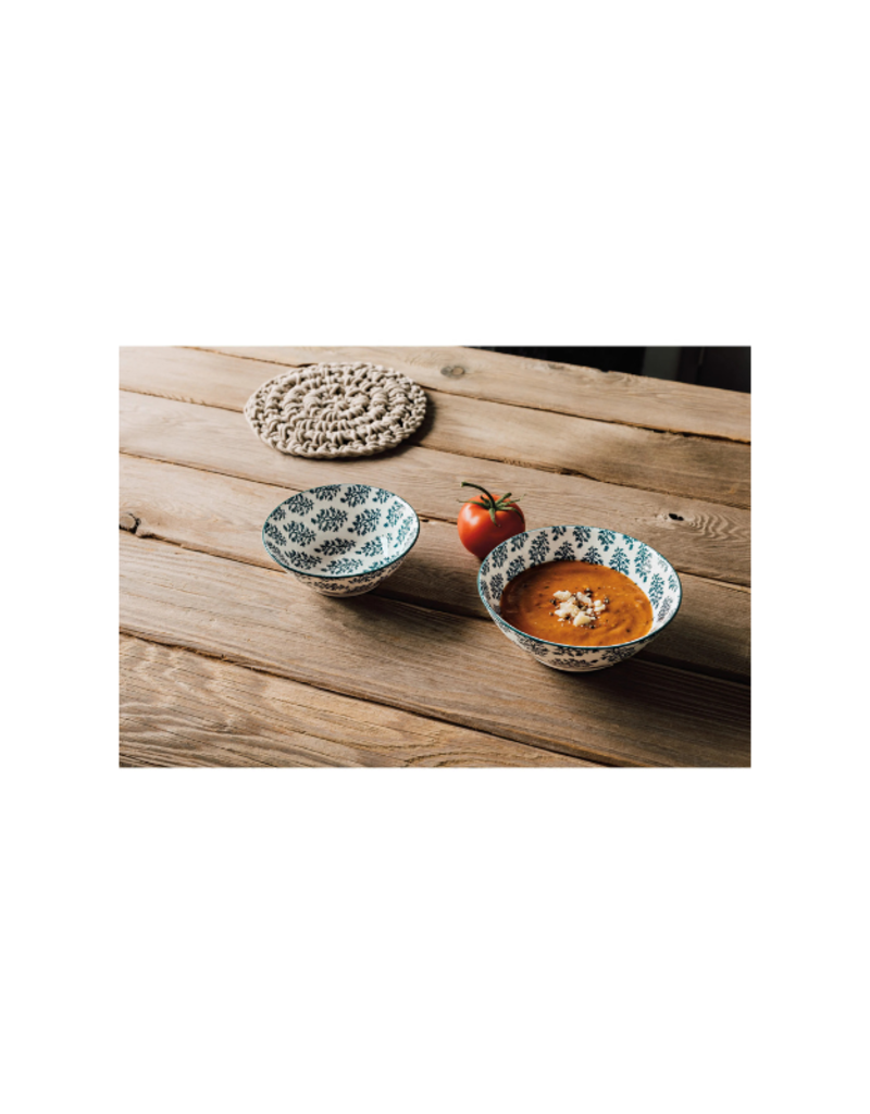 Danica Medium Imperial Stamped Bowl in Fern 6.5"