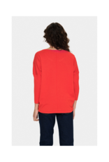 Saint Tropez Mila Pullover in Flame Scarlet by Saint Tropez