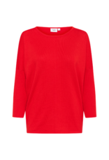 Saint Tropez Mila Pullover in Flame Scarlet by Saint Tropez