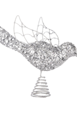 Silver Bird Tree Topper