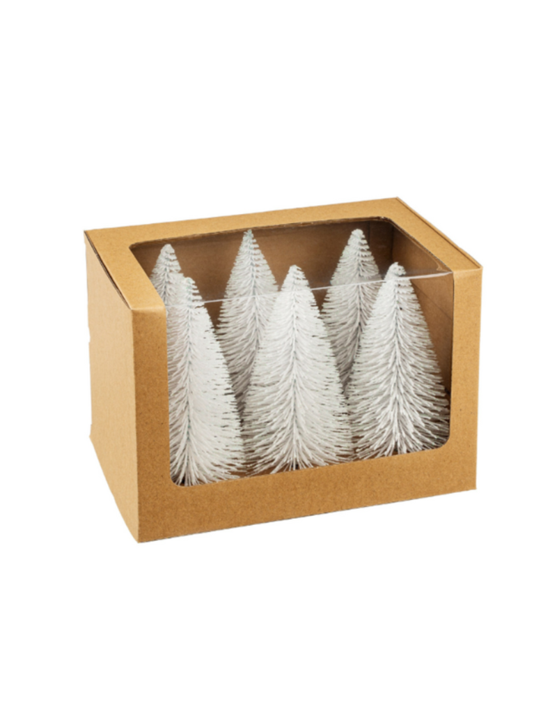 Indaba Trading Frosty White Bottle Brush Tree