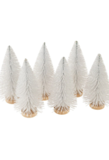 Indaba Trading Frosty White Bottle Brush Tree