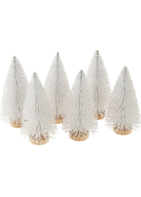 Indaba Trading Frosty White Bottle Brush Tree