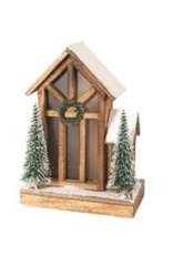 Aspen Wood LED Chalet
