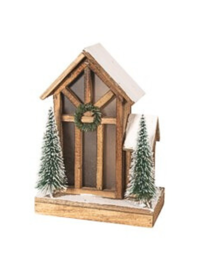 Aspen Wood LED Chalet