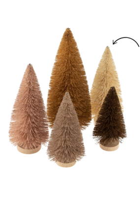 Indaba Trading Ivory Bottle Brush Tree 7"