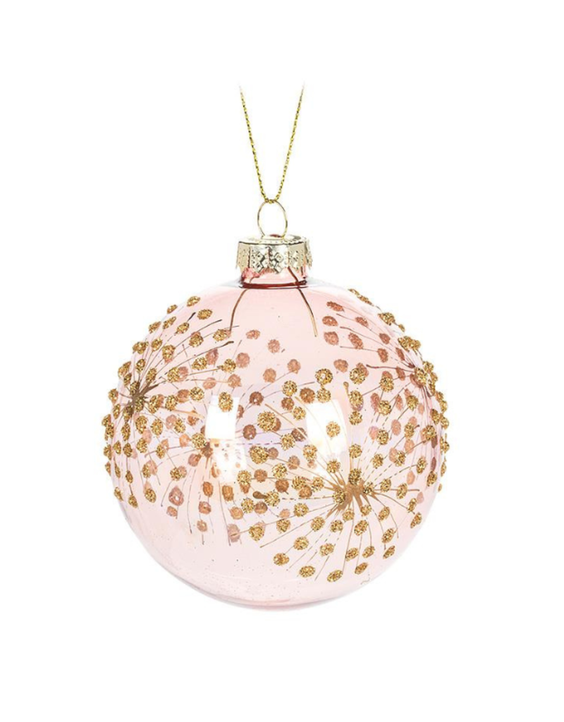 Firework Ball Ornament in Pink