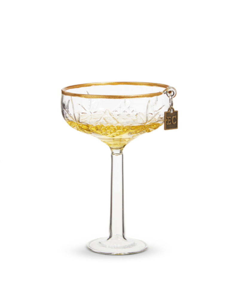 Elegant Coupe Champagne Ornament