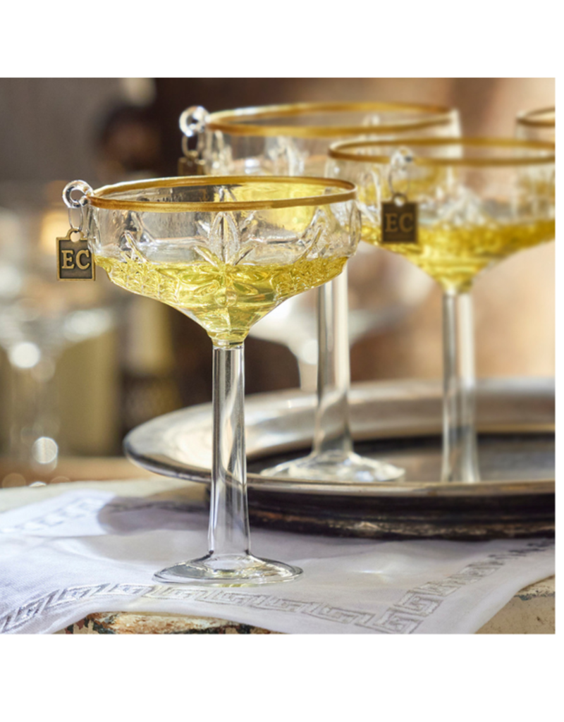 Elegant Coupe Champagne Ornament