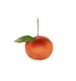 Velvet Orange Ornament