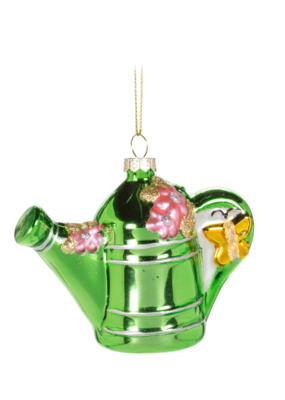 Green Watering Can Ornament