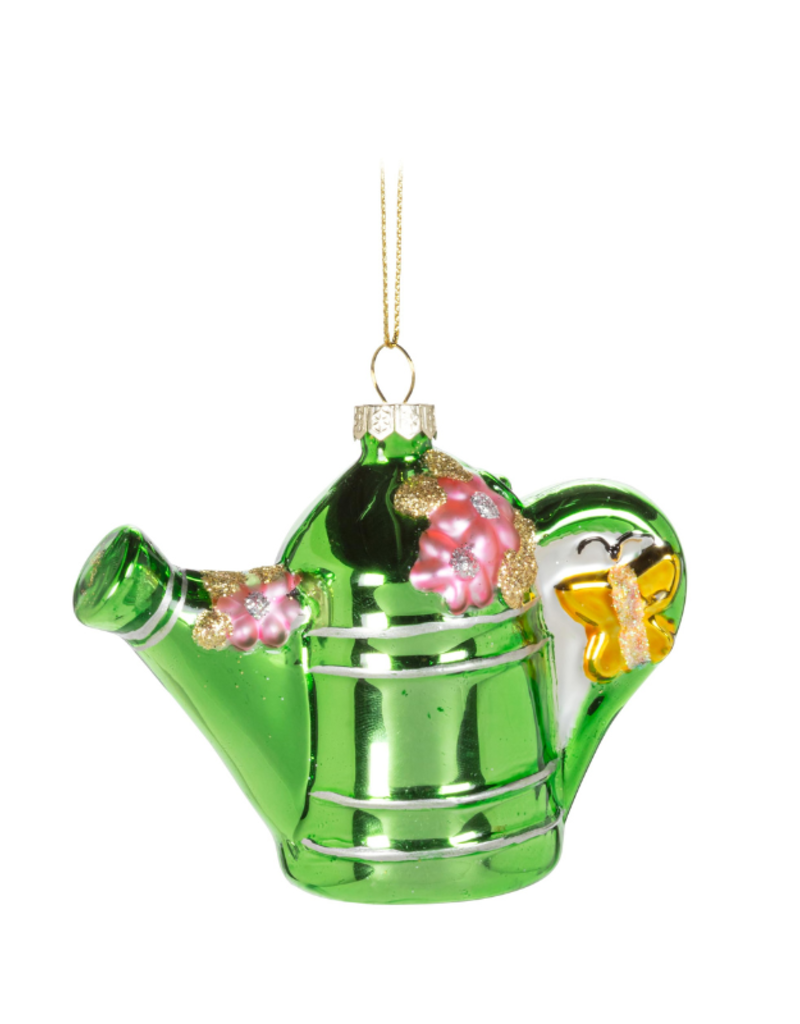 Green Watering Can Ornament