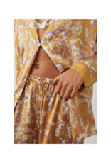 Free People Dreamy Days Pajama Set in Golden Combo by Free People