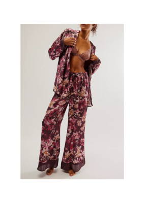 Free People Dreamy Days Pajama Set in Vintage Combo  by Free People