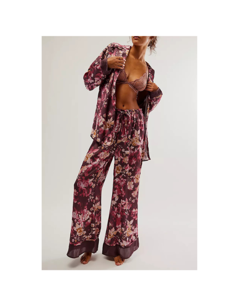 Free People Dreamy Days Pajama Set in Vintage Combo  by Free People