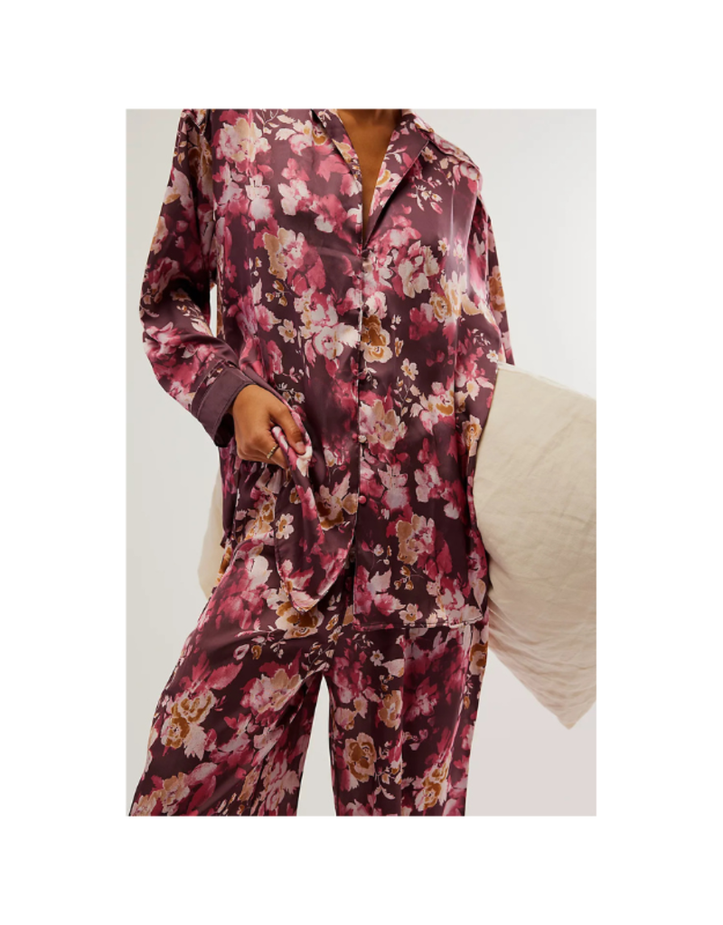 Free People Dreamy Days Pajama Set in Vintage Combo  by Free People